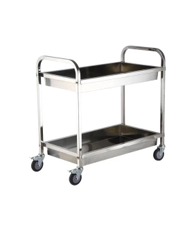 Serving Trolley with 2 shelves with collecton basin VE121X