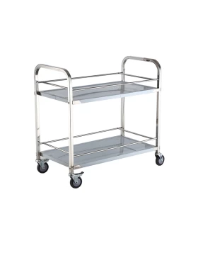 Serving Trolley with 2 shelves with side protection VE124X