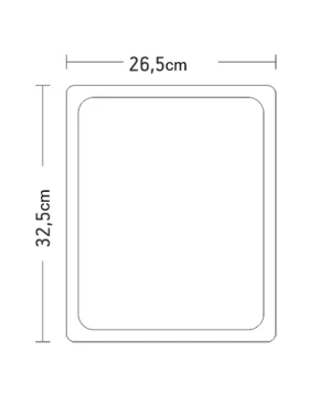 Γαστρονόμος Inox GN 1/2 6,5lt
