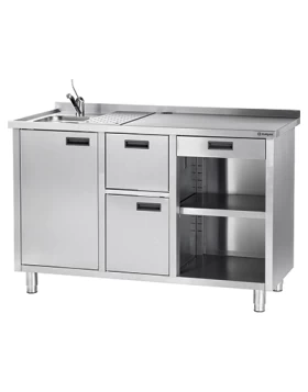 Coffee Cabinet Inox 160 cm