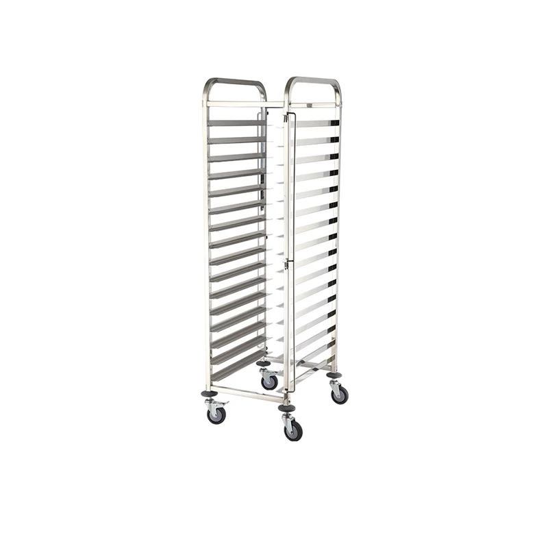 Inox Mobile Rack for trays 40x60cm VE131X
