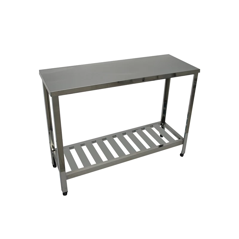 Inox Table VEG126 | 120x60x65cm
