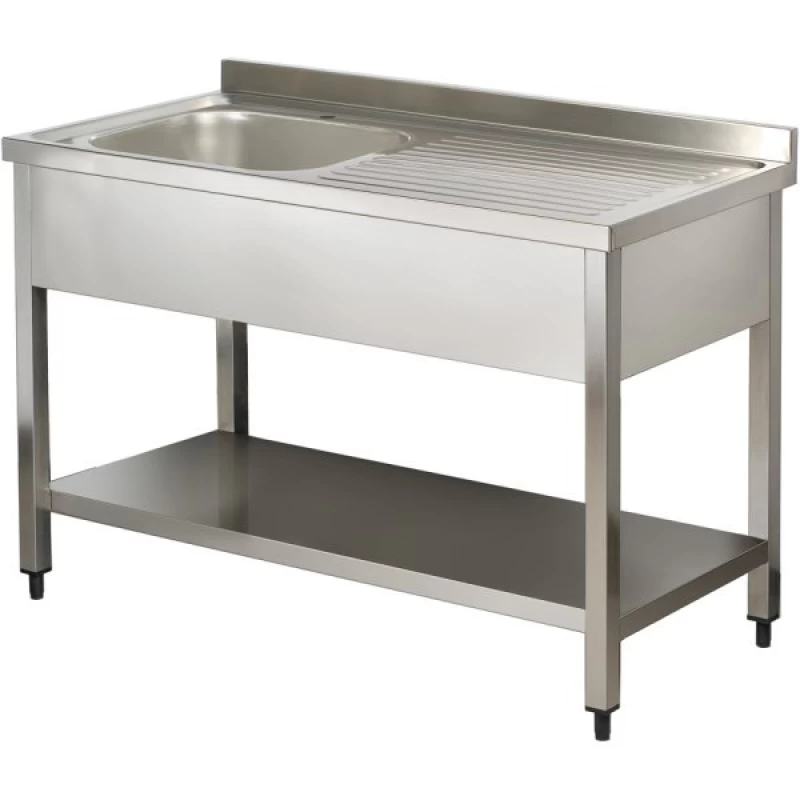 Λάντζα Ανοιχτή Inox 100cm Μονή