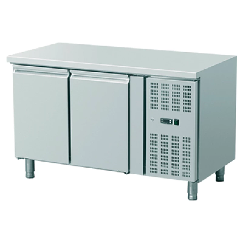 Refrigerator counter with two doors