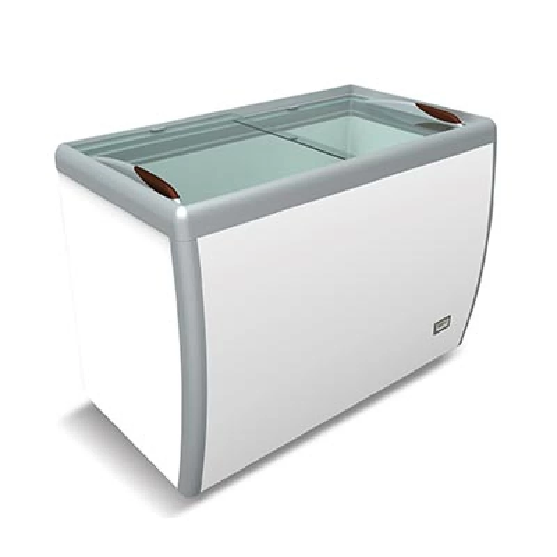 Flat sliding lids freezer SDF260