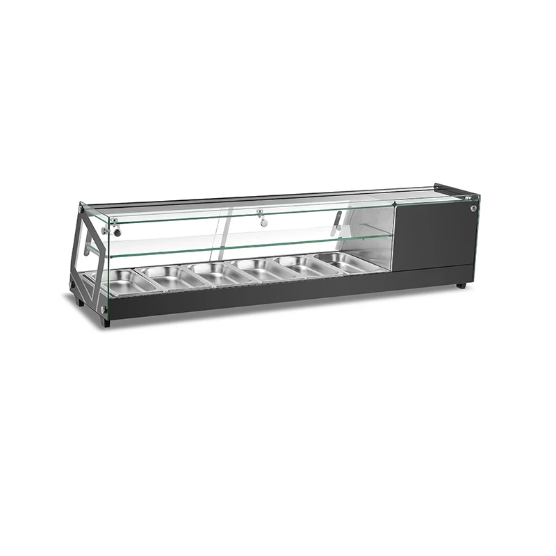 Refrigerated countertop display for 6GN 1/3