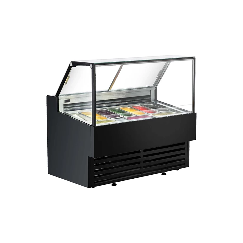 Βιτρίνα Παγωτού 10 γεύσεων βεβιασμένης ψύξης IC10BLS