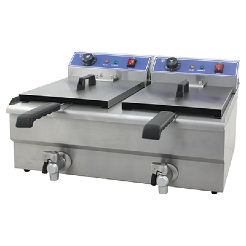 Electric Fryer Three-phased Double 10lt+10lt Galore